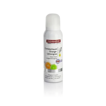 Κρέμα αφρός για σκληρά και σκασμένα πόδια με πορτοκάλι και λεμονόχορτο